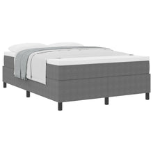 Boxspringbed Met Matras Licht Grijs 140X200 Cm Corduroy Stof