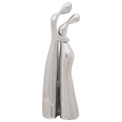 Beeld Zilver 10X16X49 Cm Aluminium