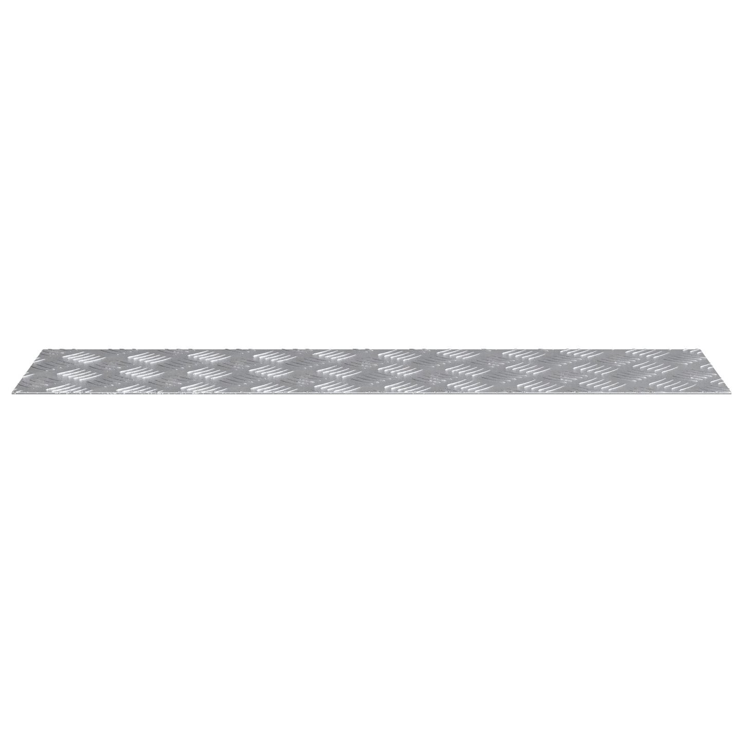 Aluminium Checkerplaten 2 Stuks Anti-Slip 80X20 Cm 80 x 20 x 0.3 cm Rechthoekig