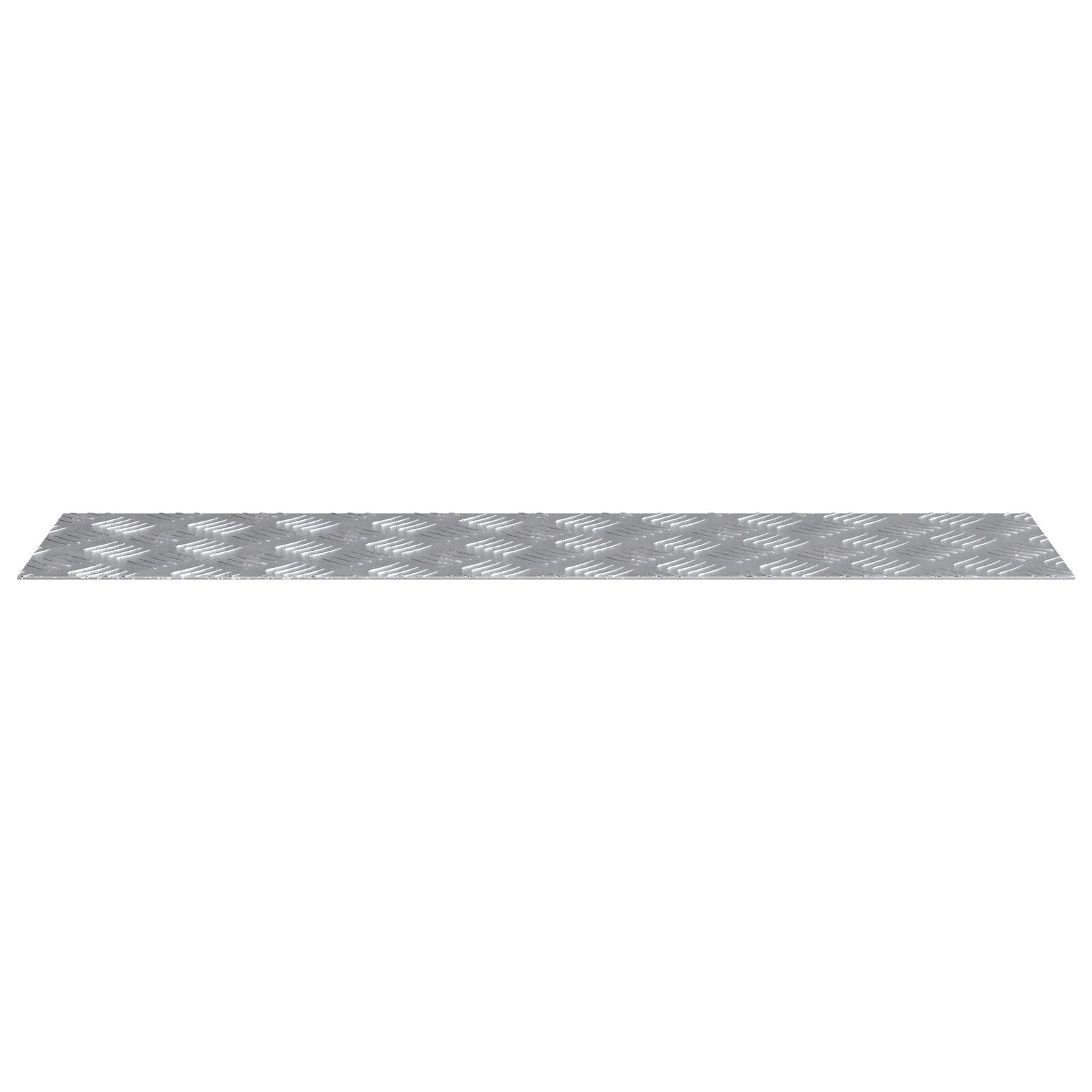 Aluminium Checkerplaten 2 Stuks Anti-Slip 80X20 Cm 80 x 20 x 0.3 cm Rechthoekig
