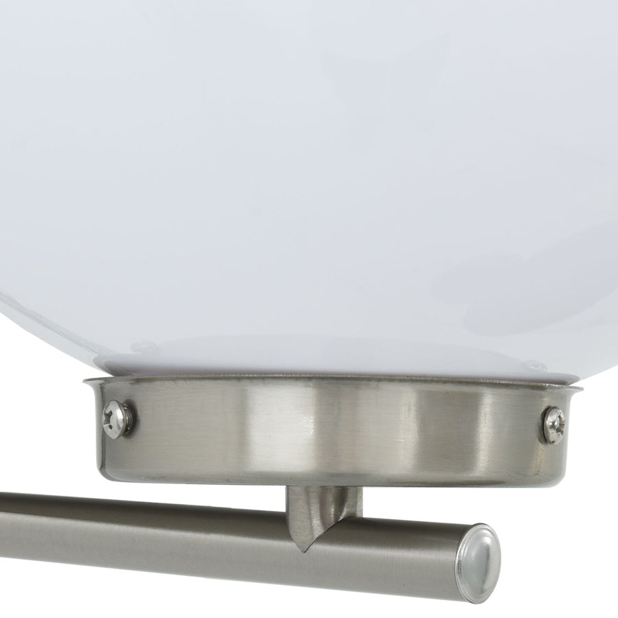 Buitenwandlamp Zilver Rvs Ip44 1