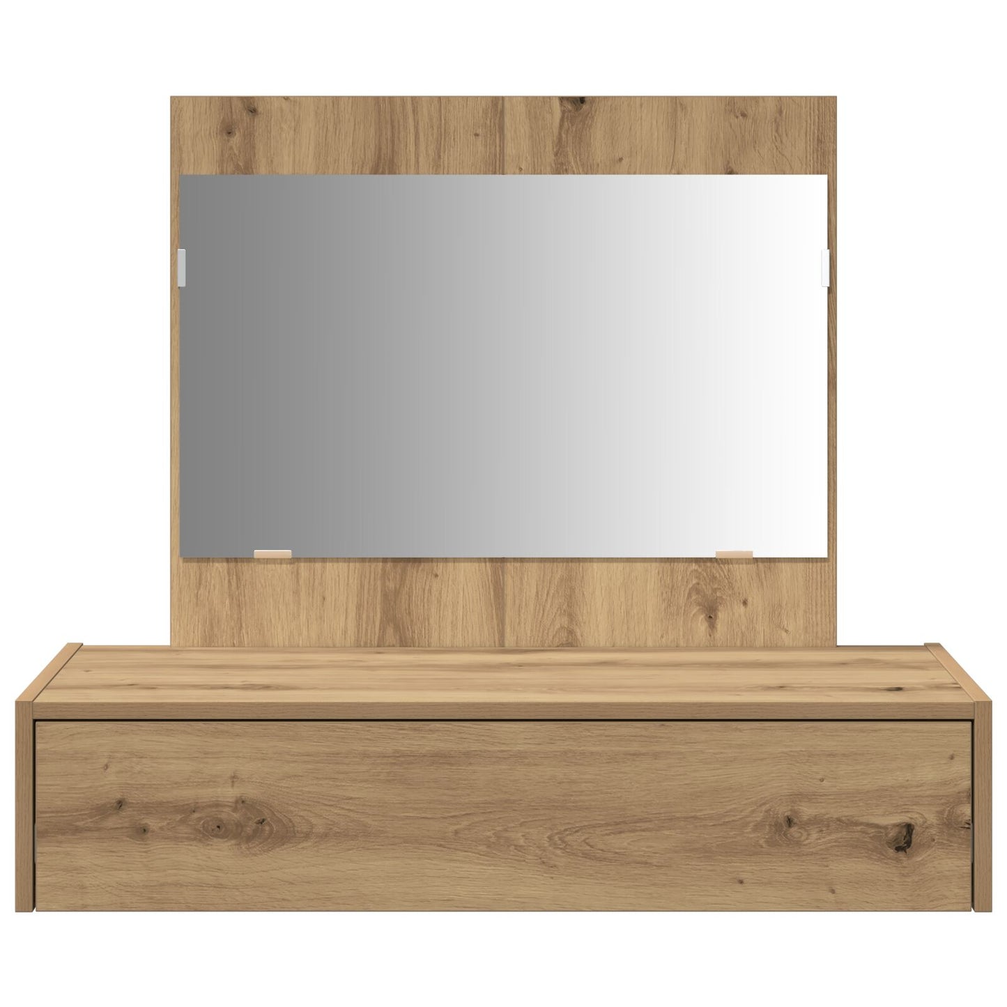 Wandkaptafel 83 x 40 x 70 cm Ambachtelijk eiken zonder LED