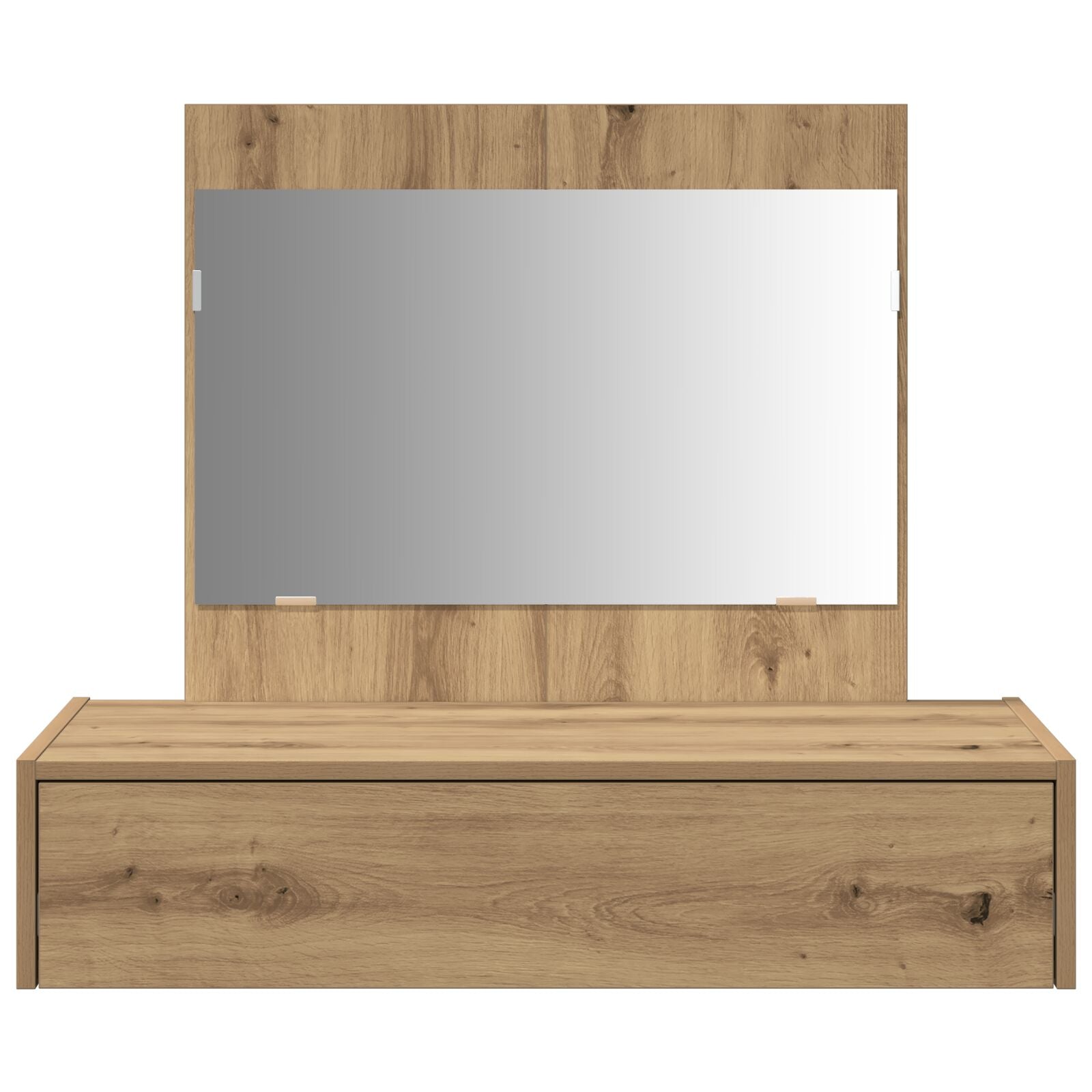 Wandkaptafel 83 x 40 x 70 cm Ambachtelijk eiken zonder LED