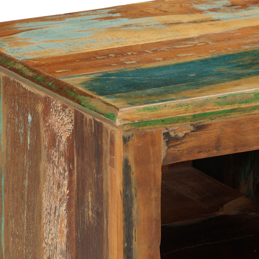 Schoenbank 110X35X40 Cm Massief Hout Gerecycled