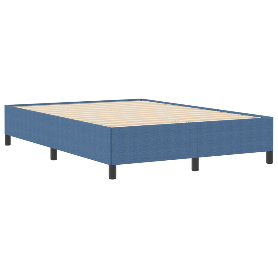 Bedframe Corduroy Stof Blauw 160 x 200 cm