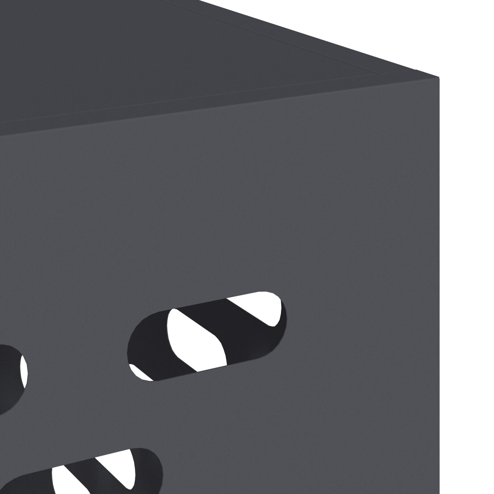 Airconditioner Cover Staal Anthraciet 110 x 50 x 80 cm