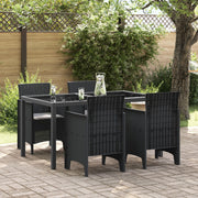 Tuinstoel 4 stuks antraciet 53x49x85 cm polypropeen