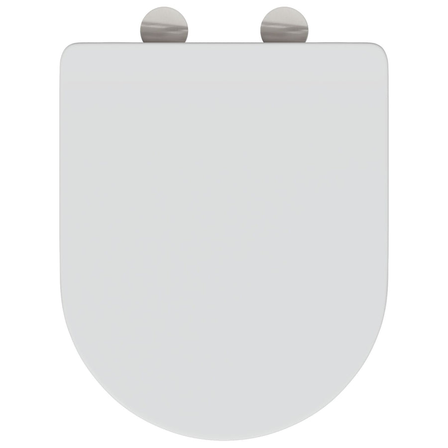 Snelle Ontgrendel Toiletbril Met Soft Close Duroplast Wit