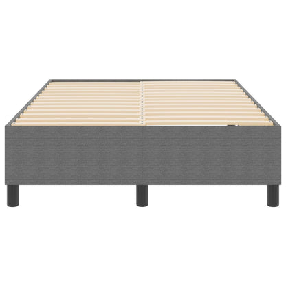 Boxspring Bed Corduroy Stof Lichtgrijs 120 x 200 cm