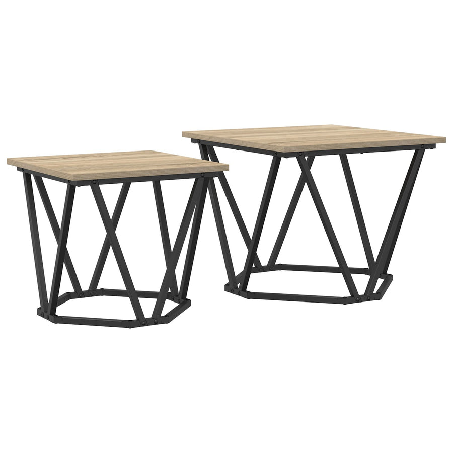 Salontafel Ijzer Pb Sonoma eiken