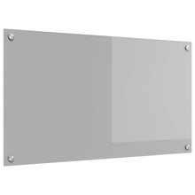 Keuken Achterwand 90X50X0,6 Cm Gehard Glas Lichtgrijs 90 x 50 cm