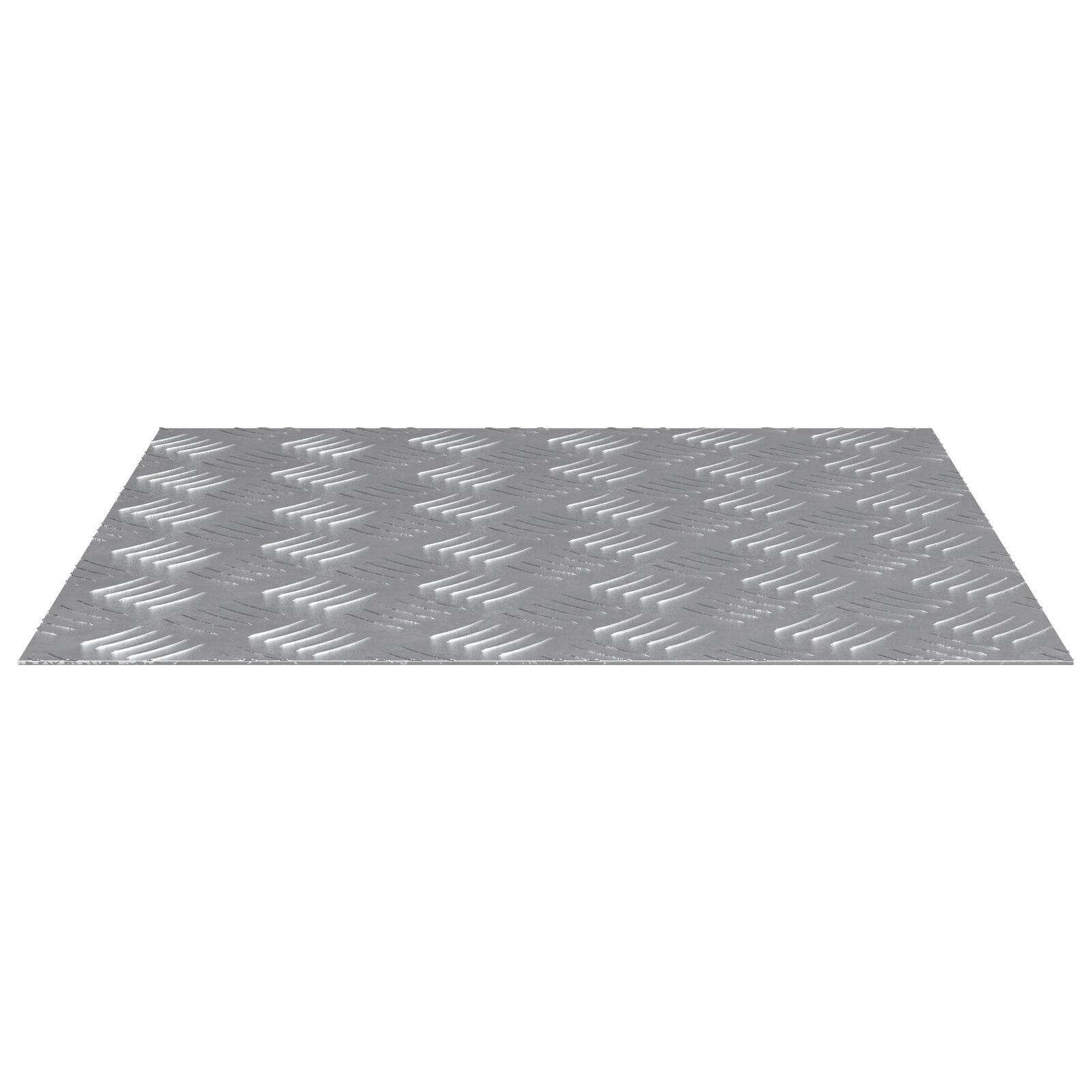 Aluminium Checker Platen 4 Stuks Anti-Slip 50X50 Cm 50 x 50 x 0.2 cm Vierkant