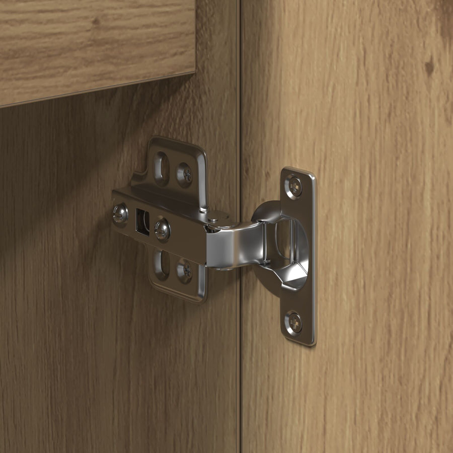 Dressoir Met Deuren & Lades Artisan Eiken 101,5X35X70 Cm