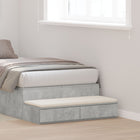 Nachtkastje beton grijs 100x36,5x16,5 cm