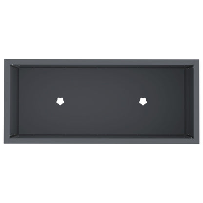 Verhoogde Tuinieren Staal Anthraciet 60 x 26 x 45 cm