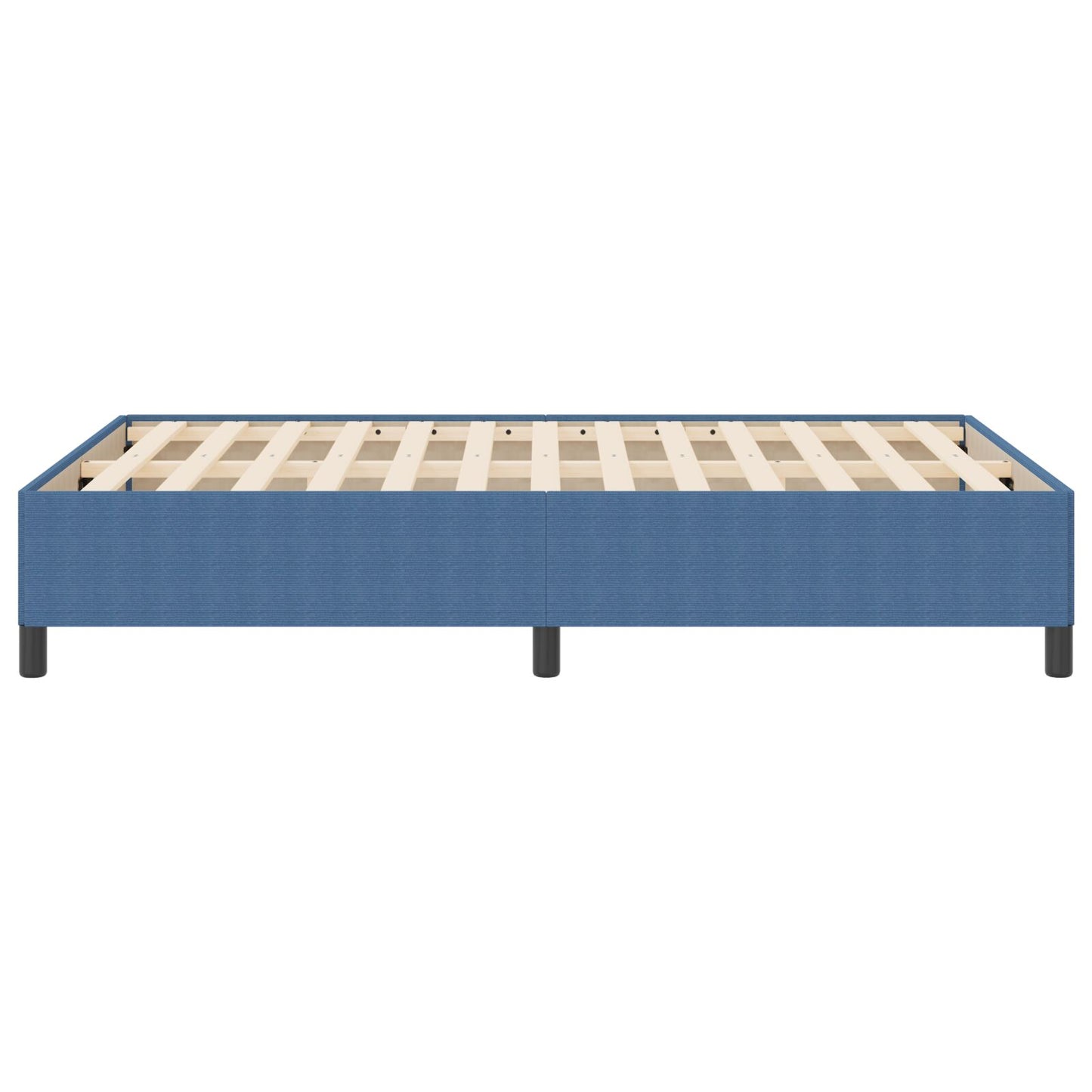 Bedframe Corduroy Stof Blauw 140 x 200 cm