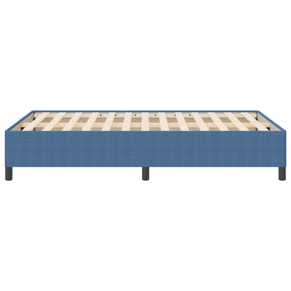 Bedframe Corduroy Stof Blauw 140 x 200 cm