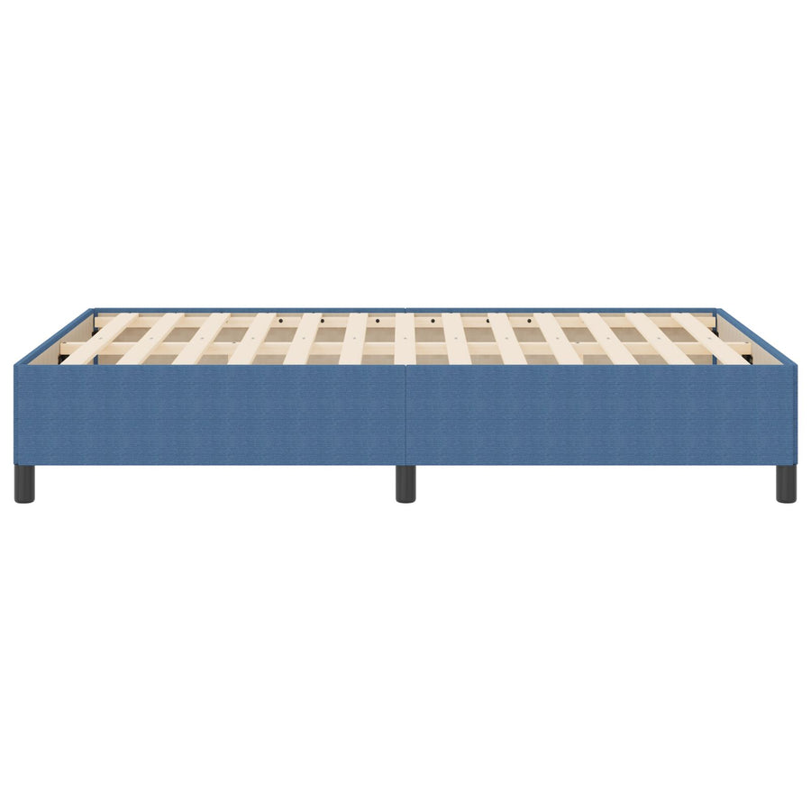 Bedframe Corduroy Stof Blauw 140 x 200 cm