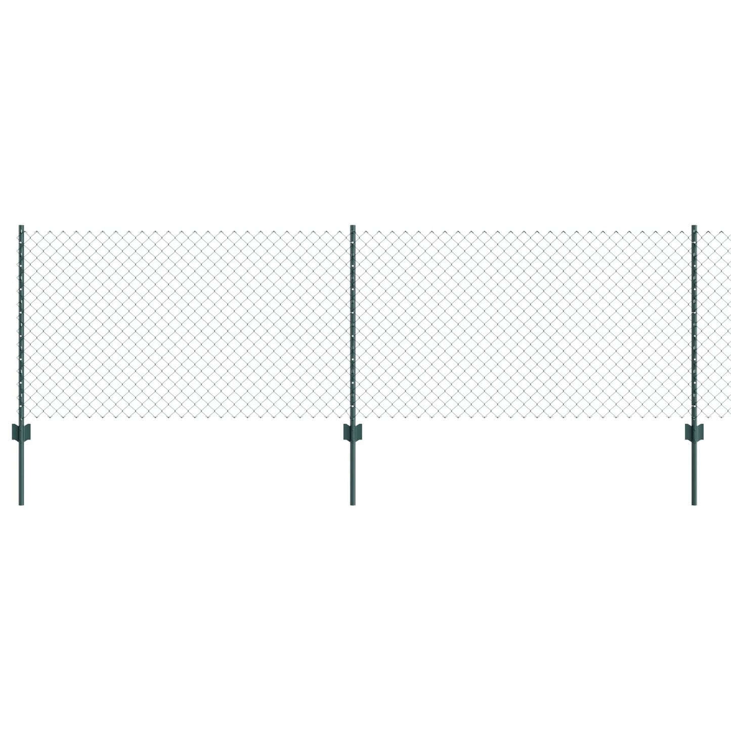 Kettenschuifhek Met 10 U Posts Groen 0.8X10 M Staal
