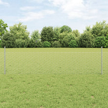 Hekpalen 5 St U-Kanaal 60 Cm Gegalvaniseerd Staal,  Hexagonaal Hek 0.5X10 M Gegalvaniseerd Staal