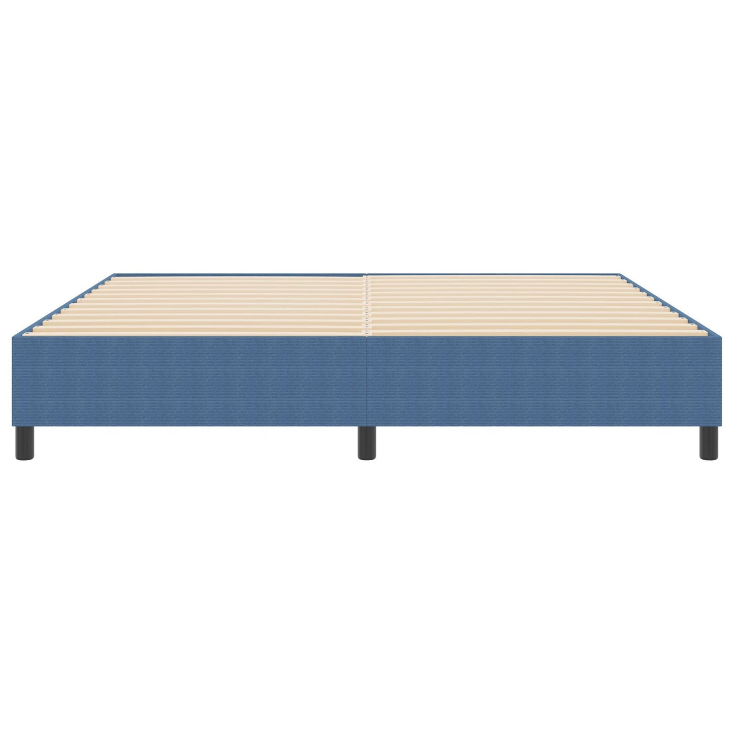 Boxspring Bed Velours Blauw 200 x 200 cm