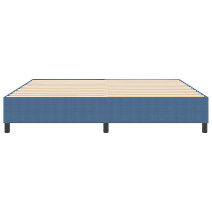 Boxspring Bed Velours Blauw 200 x 200 cm