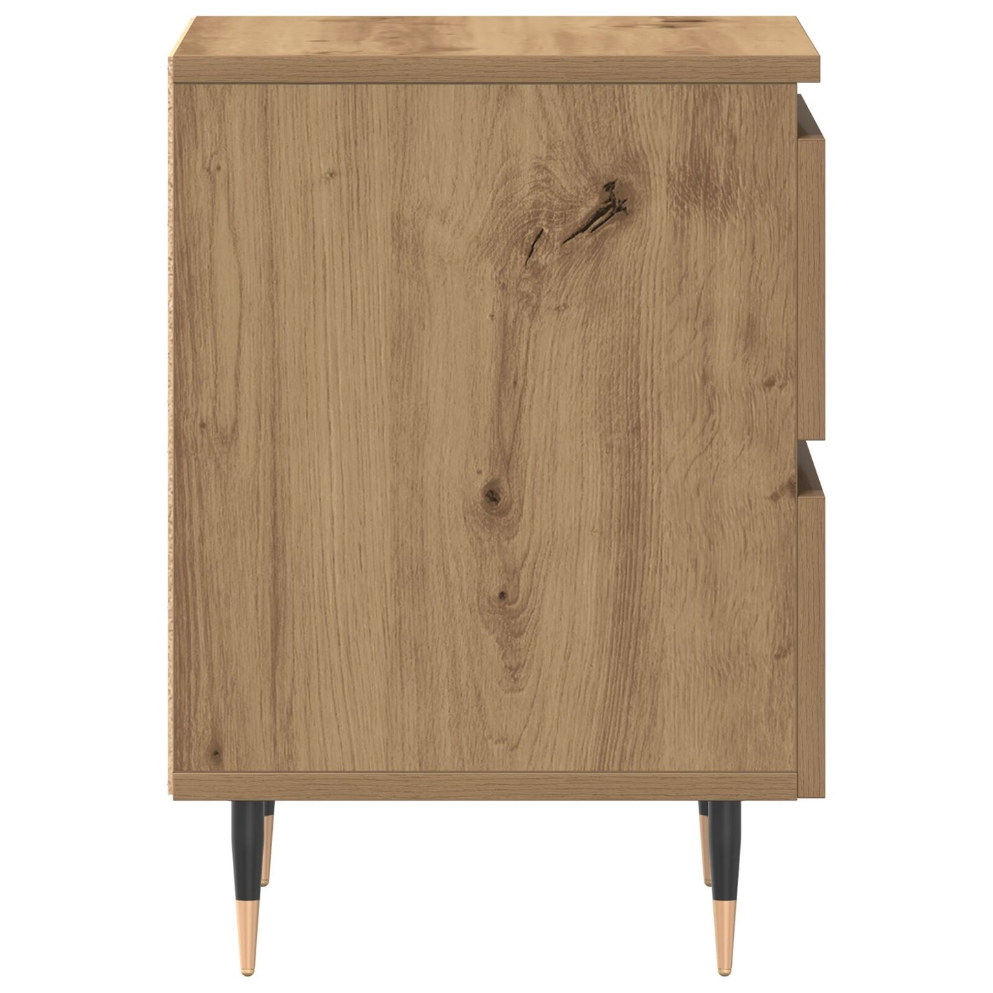 Nachtkastjes 2 Stuks Artisan Eiken 40X35X50 Cm Bewerkt Hout