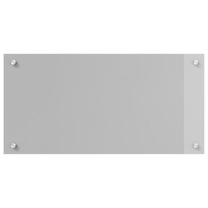 Keukenachterwand 80X40X0,6 Cm Gehard Glas Lichtgrijs 80 x 40 cm