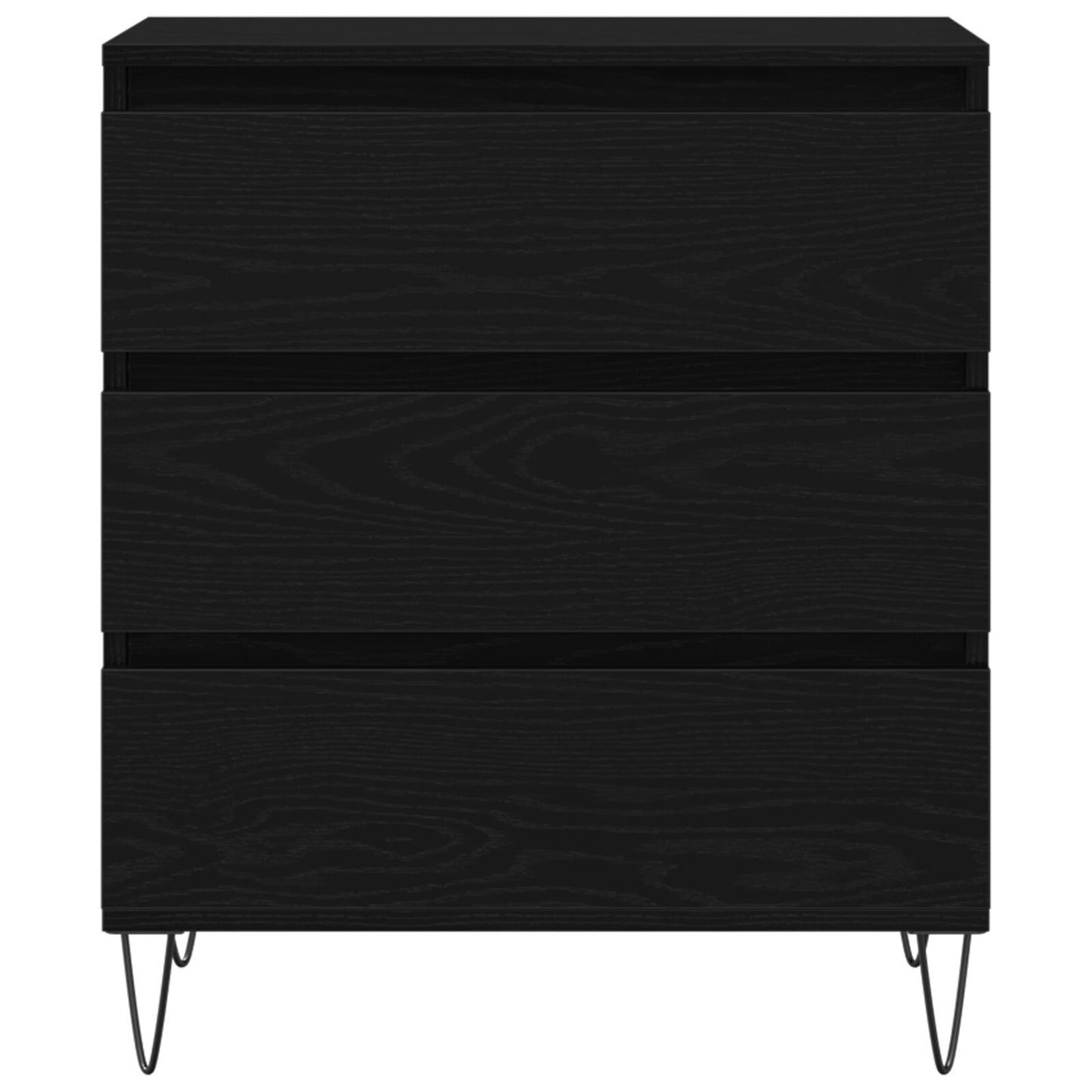 Dressoir Met Laden 60X35X70 Cm Engineered Hout Zwart eiken