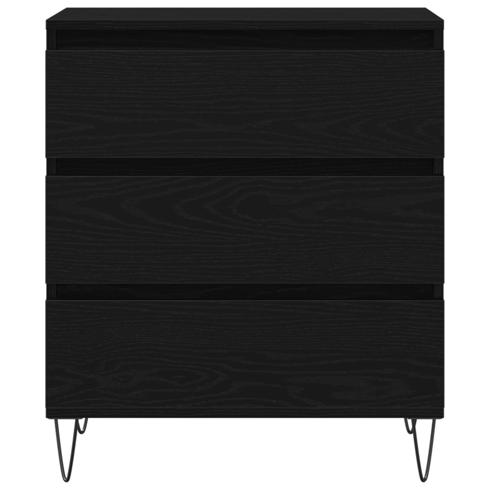 Dressoir Met Laden 60X35X70 Cm Engineered Hout Zwart eiken