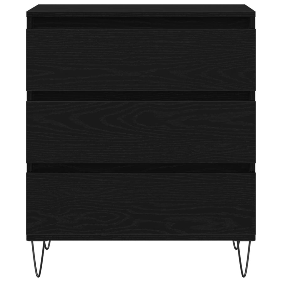 Dressoir Met Laden 60X35X70 Cm Engineered Hout Zwart eiken