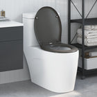 Toilet Seat Anthracite 47 x 37 x 4 cm Duroplast
