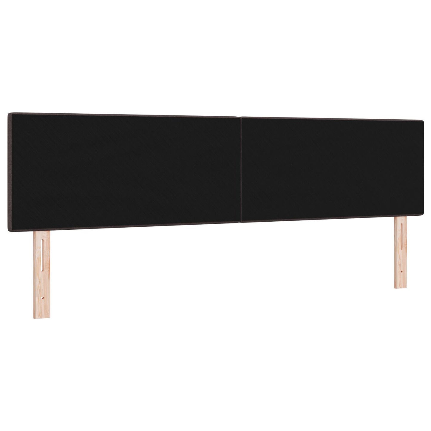 Hoofdbord Met Knopen Stoffering Donkerbruin 180 cm Laag hoofdbord