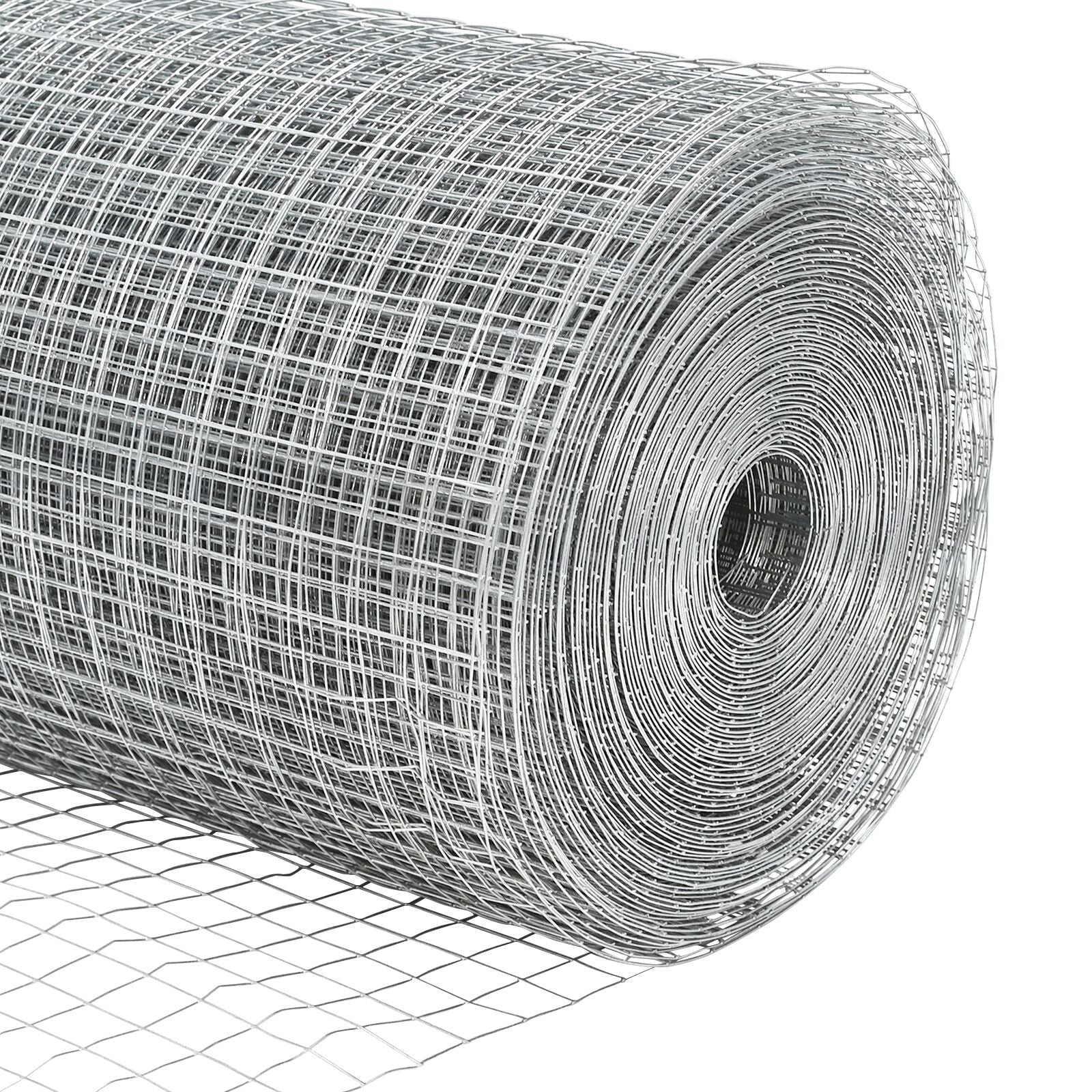 Gelast Draadhek Met 22 U Palen Zilver 0.5X50 M Staal