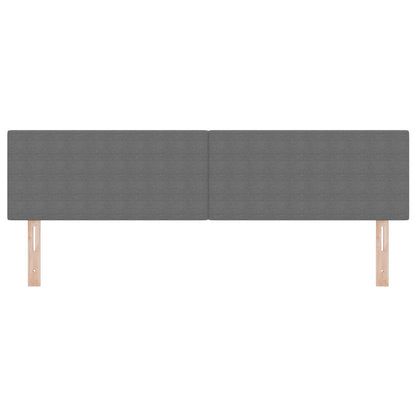 Hoofdbord Eenvoudig Ontwerp Korduroy Stof Lichtgrijs 180 cm Laag hoofdbord