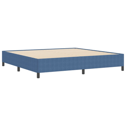 Bedframe Corduroy Stof Blauw 200 x 200 cm