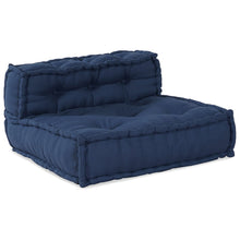 Modulaire Poef 70X70X54 Stof Indigo 70 x 70 x 54 cm Middelste bank