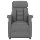 Fauteuil microvezel donkergrijs 96,5x70,5x95 cm