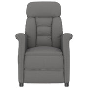 Fauteuil microvezel donkergrijs 96,5x70,5x95 cm