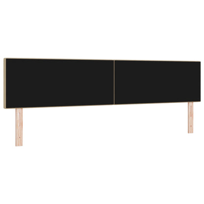 Hoofdbord Eenvoudig Design Corduroy Stof Lichtgroen grijs 200 cm Laag hoofdeinde