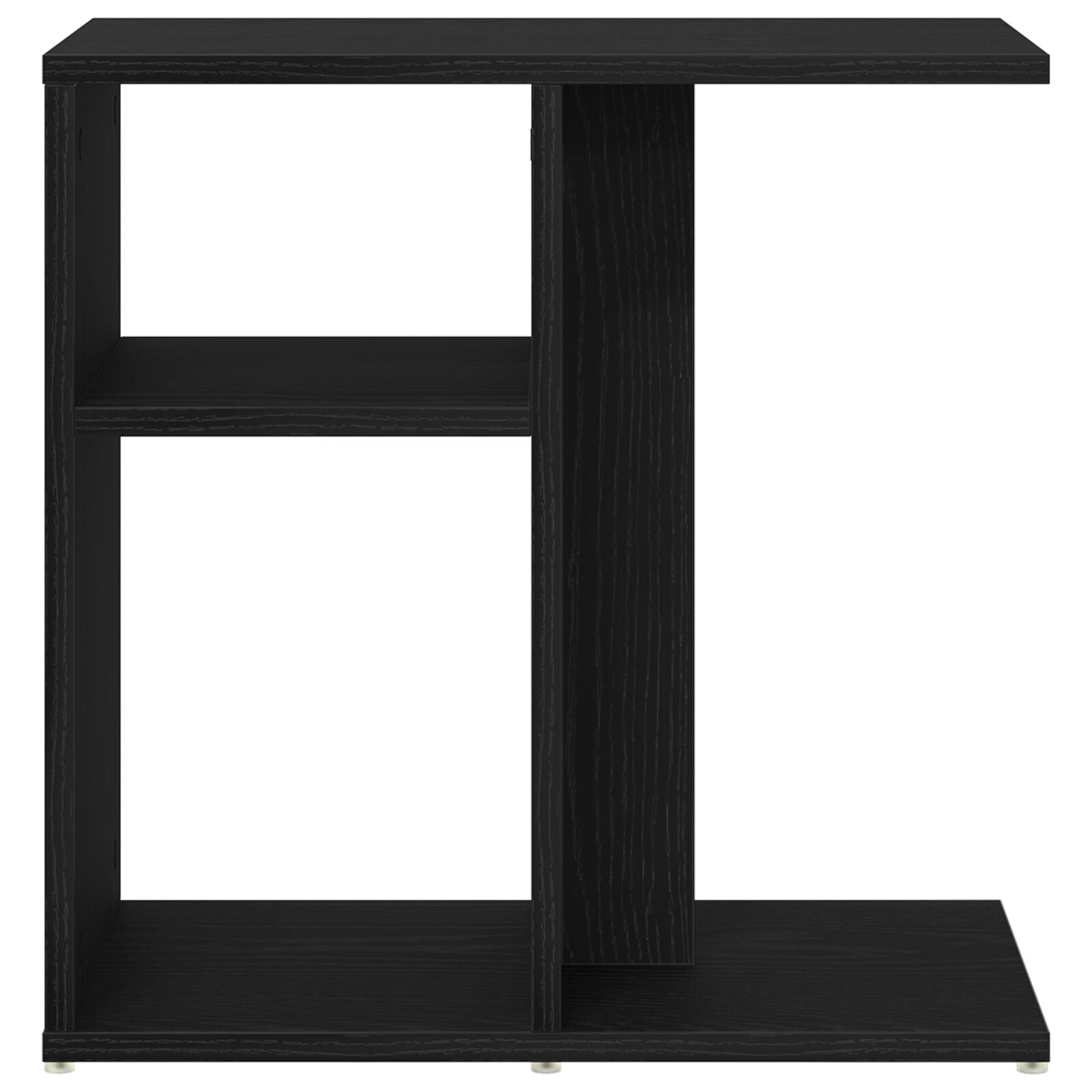 Bijzettafel Zwart Eiken 50X30X50 Cm Samengesteld Hout