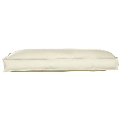 Pallet Kussen Voor Zit-/Lendenkussen Crème 120X60X12 Cm Oxford Stof