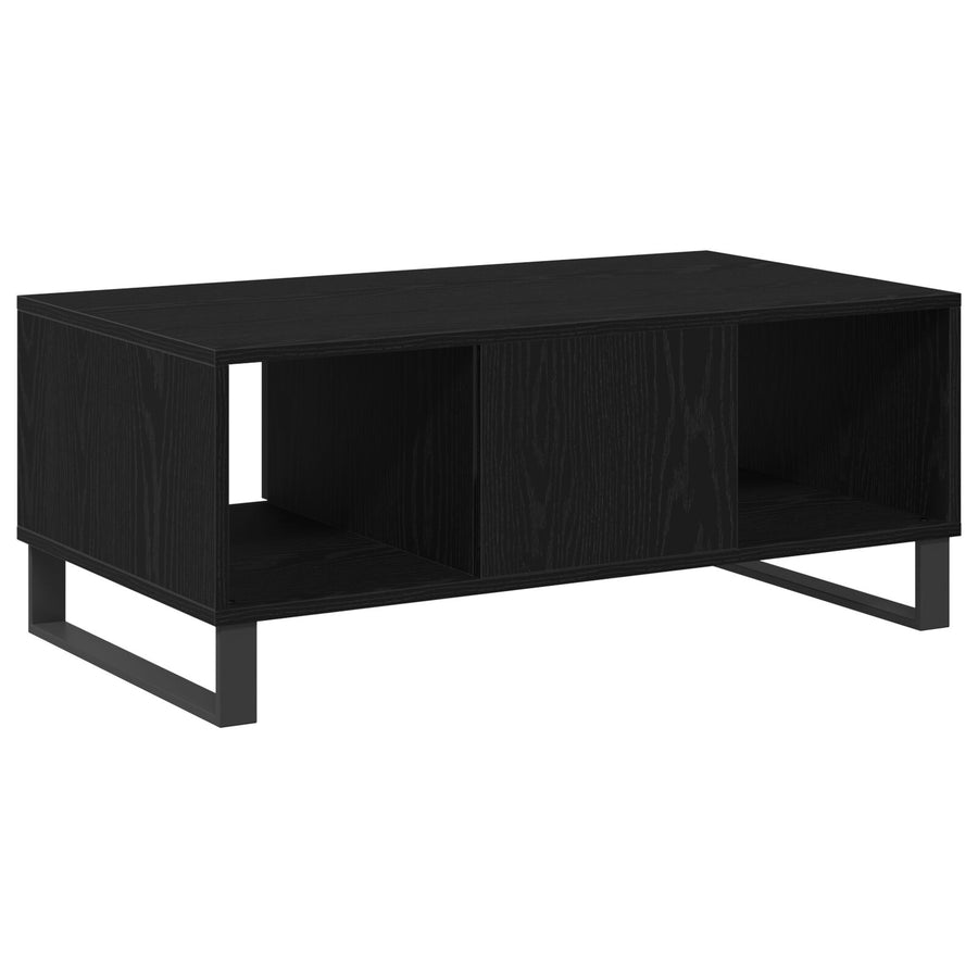 Salontafel 90X50X36,5 Cm Engineered Wood Zwart eiken