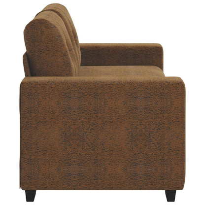 Loveseat Sofa Faux Leer Donkergrijs 140 cm 140 cm