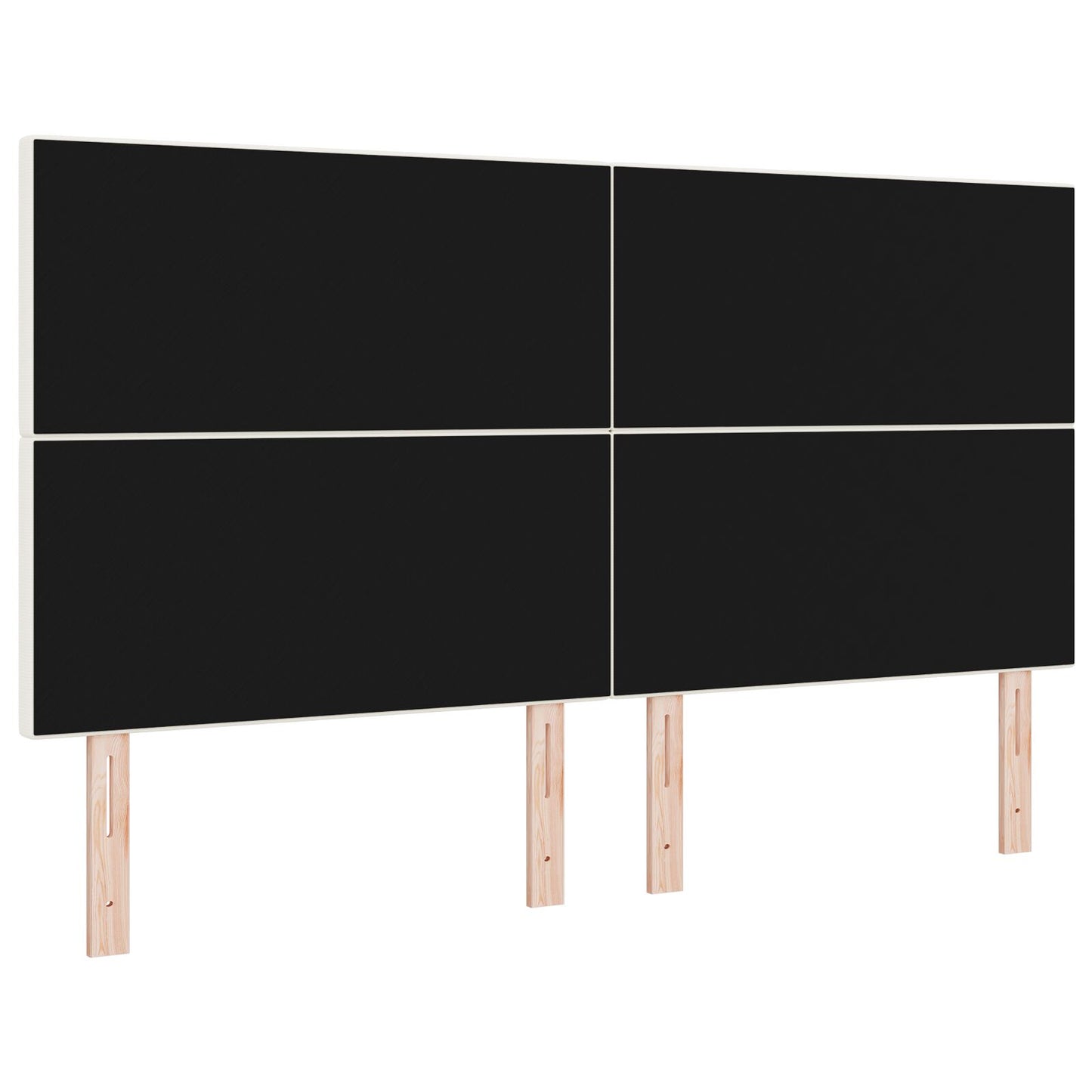 Hoofdbord Eenvoudig Ontwerp Katoenen Stof Crème 180 cm Hoog hoofdeinde