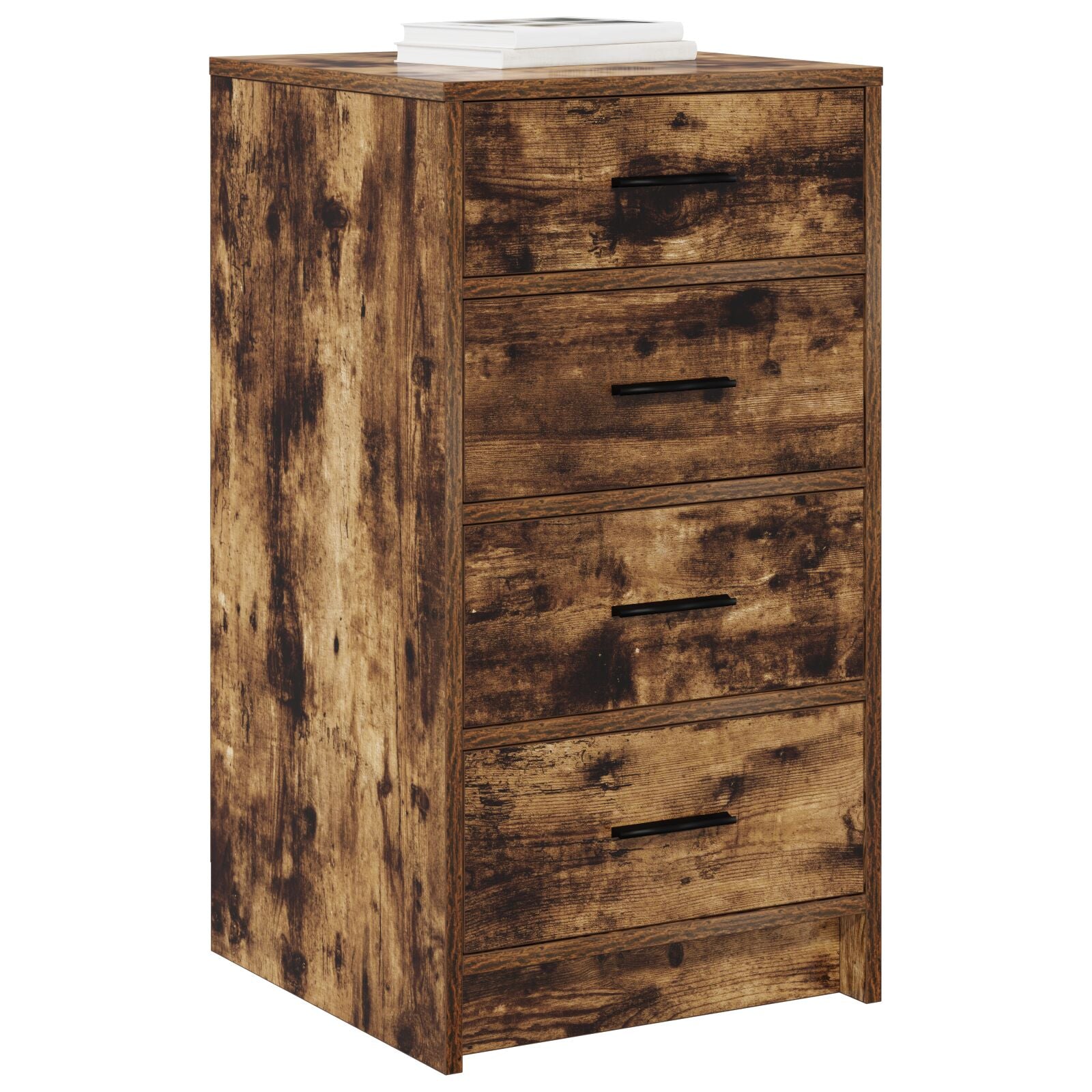 Dressoir 40X41X75 Cm Geengineerd Hout Gerookt eiken