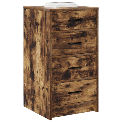 Dressoir 40X41X75 Cm Geengineerd Hout Gerookt eiken
