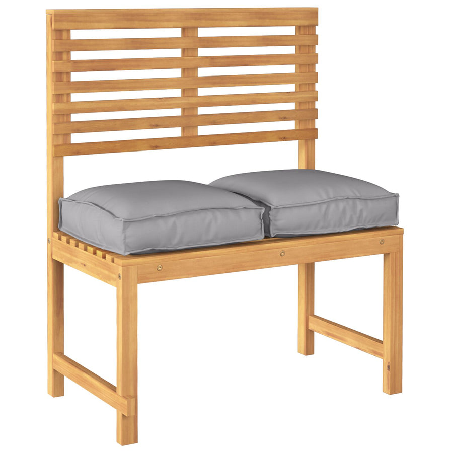 Palletkussens Voor Zit 2 Stuks 40X40X8 Cm Oxford Stof Grijs