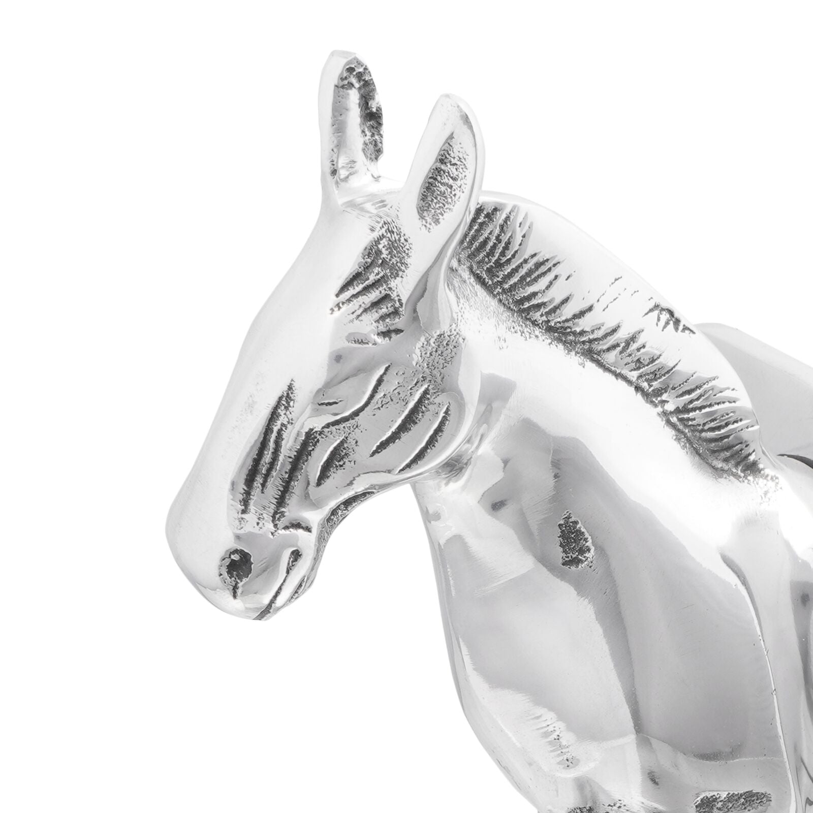 Boekensteunen 2 Stuks Zilver 11X14X25 Cm Aluminium Paard
