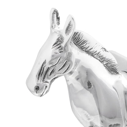 Boekensteunen 2 Stuks Zilver 11X14X25 Cm Aluminium Paard